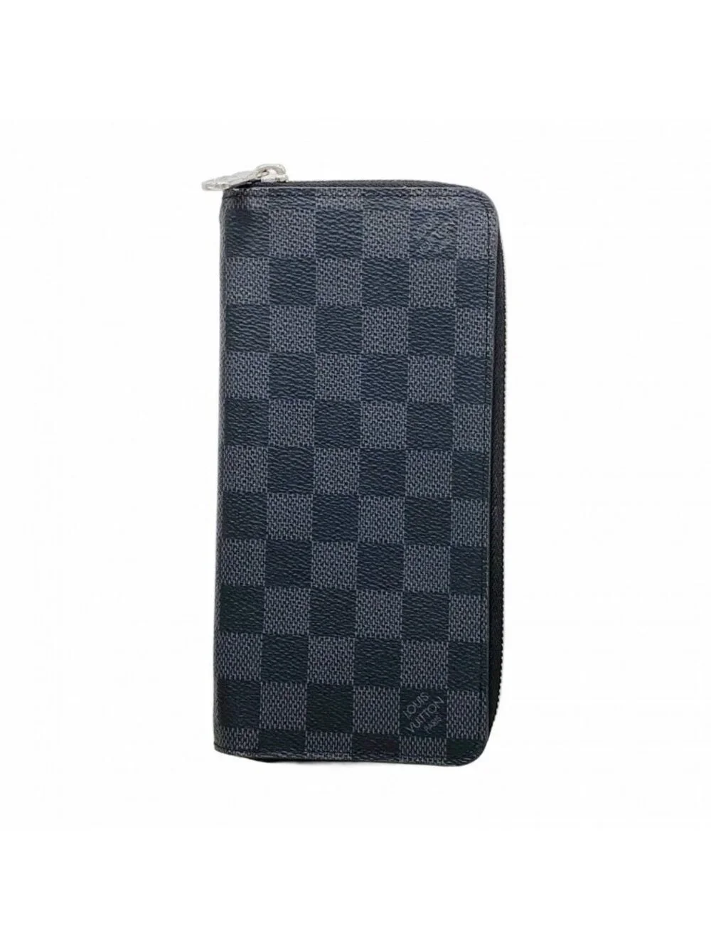 Louis Vuitton Wallet Damier Graphite Zippy Vertical Black Gray